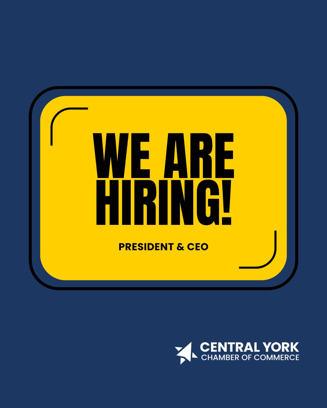 We’re Hiring: President & CEO Role featured image